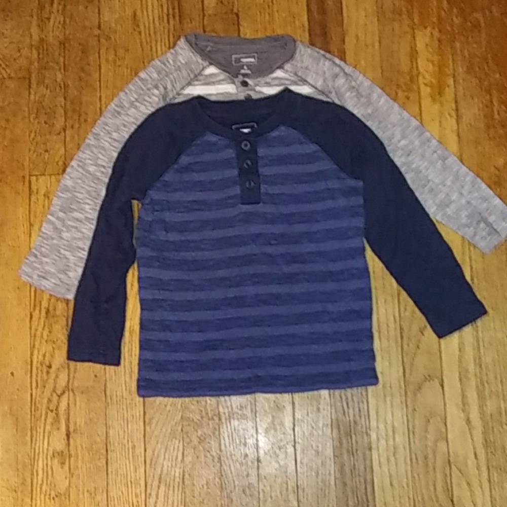Sonoma Boy's size 5, 2 long sleeve T-shirts